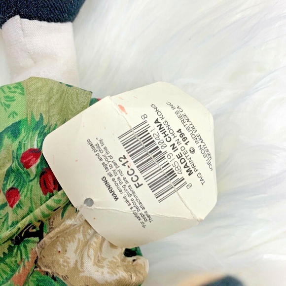 New Country Cousins Plush Cow Stuffed Animal toy 1994 Country Outfit - Picture 4 of 4